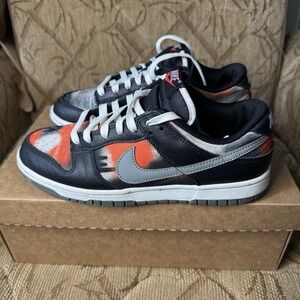 Size 8.5 - Nike Dunk Low Graffiti Pack - Black Red Excellent No Box